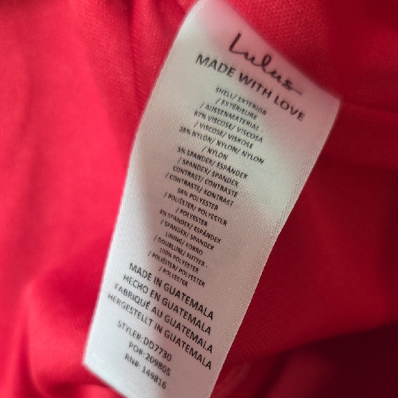 Lulu's Bring The Poise Red Strapless Bow Mini Dress - Picture 6 of 7